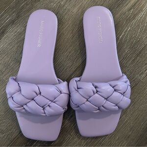 Marc Fisher Folier Braided Sandals Slides Size 8.5